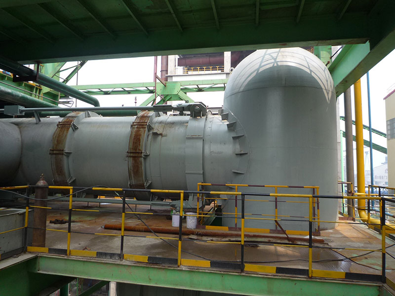 Use site of hot air main pipe