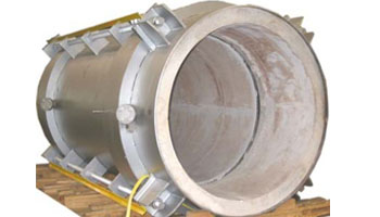 High-temp. lateral big tied expansion joint