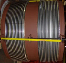 Twin tied axial expansion joint